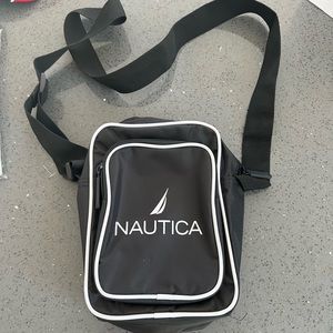 Men’s black satchel travel sport bag by Nautica
